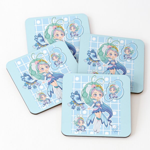 Item preview, Chibi design inspired by Cure Mermaid from the anime Go! Princess Precure designed and sold by mbs-desing.