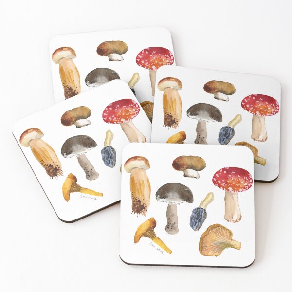 Item preview, Seven Mushrooms designed and sold by littlepostcards.