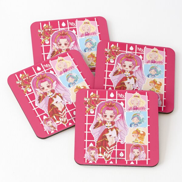 Item preview, Chibi design inspired by Cure Scarlet from the anime Go! Princess Precure designed and sold by mbs-desing.