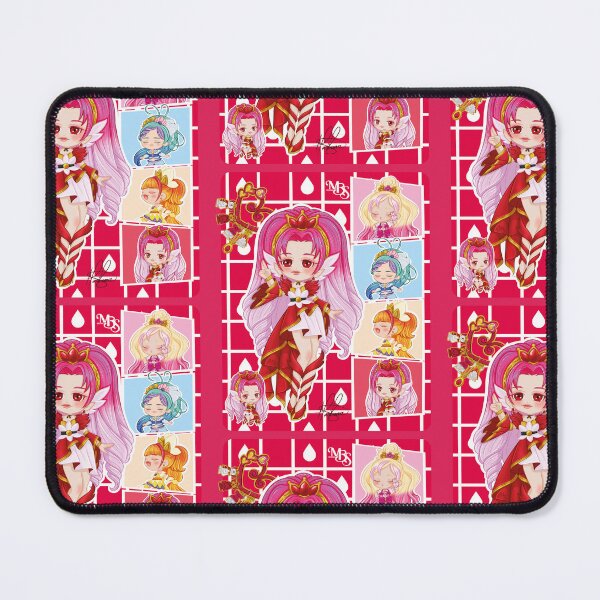 Item preview, Chibi design inspired by Cure Scarlet from the anime Go! Princess Precure designed and sold by mbs-desing.