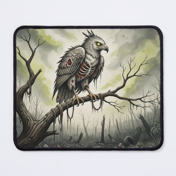 Item preview, Zombie Eagle in Polluted Wasteland - Environmental Halloween designed and sold by kiradreamshop.