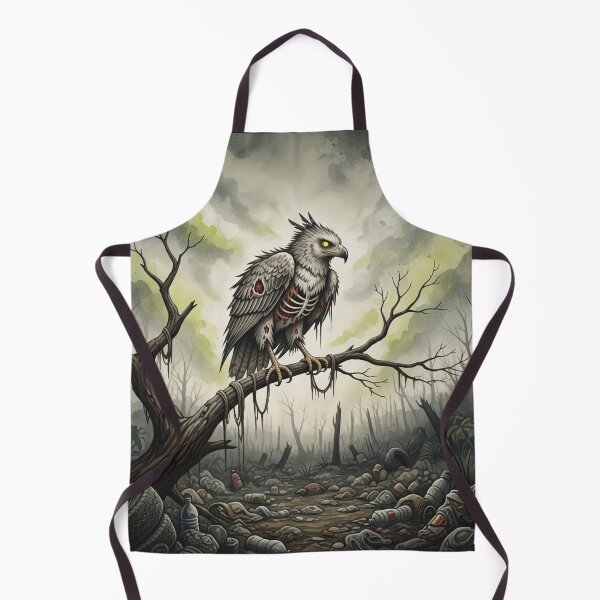 Item preview, Zombie Eagle in Polluted Wasteland - Environmental Halloween designed and sold by kiradreamshop.