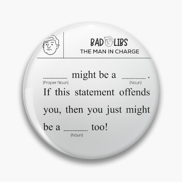 Item preview, Bad Libs Fill the Blank Parody Customizable designed and sold by FillTheBlank.