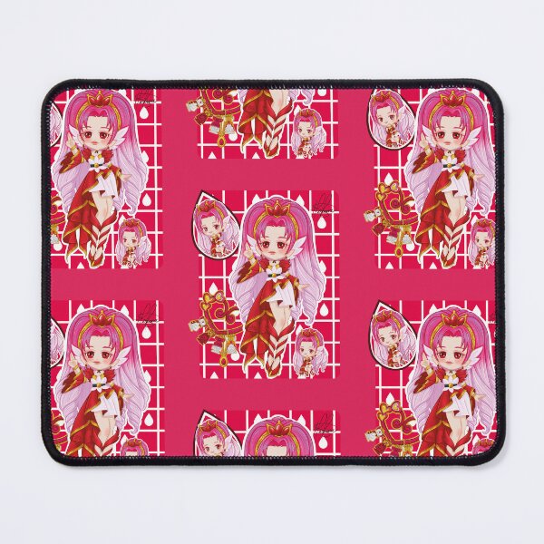 Item preview, Chibi design inspired by Cure Scarlet from the anime Go! Princess Precure designed and sold by mbs-desing.