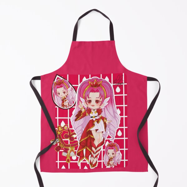 Item preview, Chibi design inspired by Cure Scarlet from the anime Go! Princess Precure designed and sold by mbs-desing.