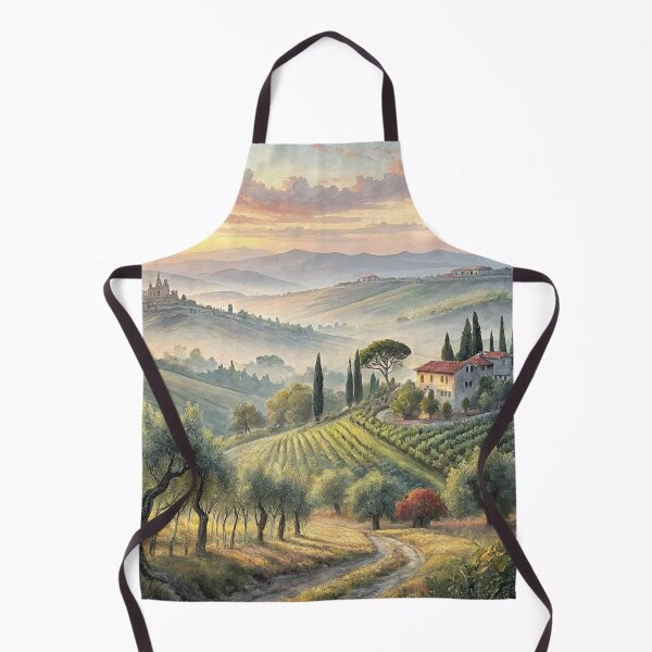 Item preview, Tuscan Countryside at Dawn designed and sold by MugnificentShop.