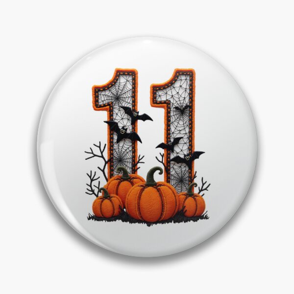 Item preview, Halloween Number 11 Pumpkins Bats Spiderweb Costume designed and sold by ArtDesignTp.