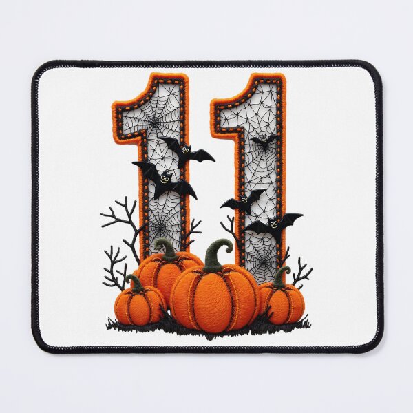 Item preview, Halloween Number 11 Pumpkins Bats Spiderweb Costume designed and sold by ArtDesignTp.