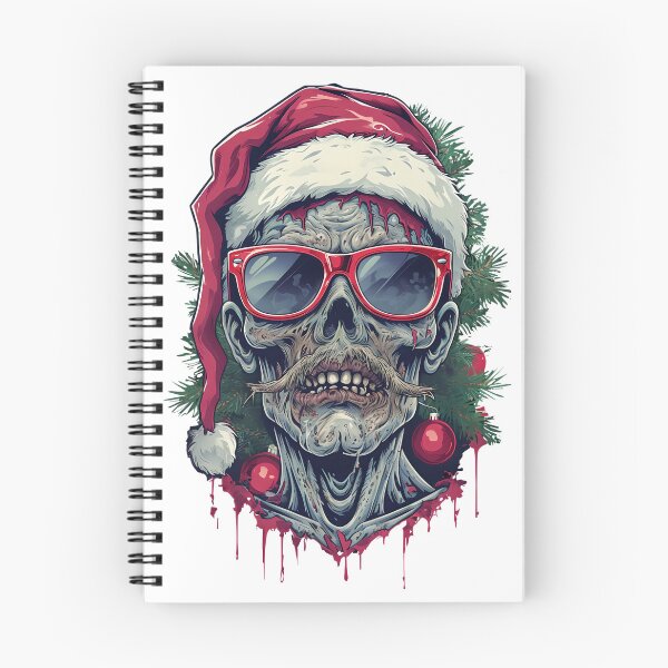 Item preview, Zombie Christmas - Zombie Santa Claus In Sunglasses designed and sold by NightTimeJ.