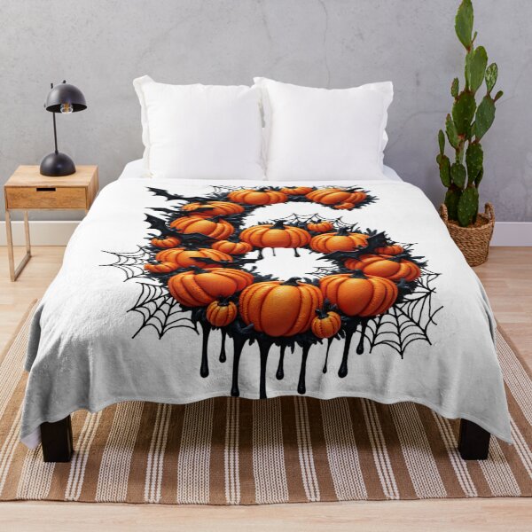 Item preview, Halloween Number 6 Pumpkins Bats Spiderweb Spooky Costume designed and sold by ArtDesignTp.