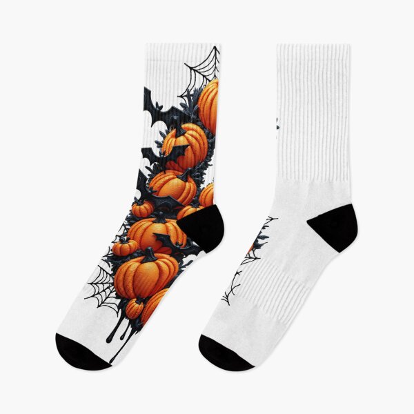 Artikelvorschau, Halloween Nummer 6 Kürbisse Fledermäuse Spinnennetz Gruseliges Kostüm entworfen und verkauft von ArtDesignTp.