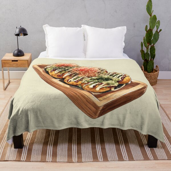 Item preview, Takoyaki Japanese Street Food – Food Art Illustration designed and sold by Meiersbeste.