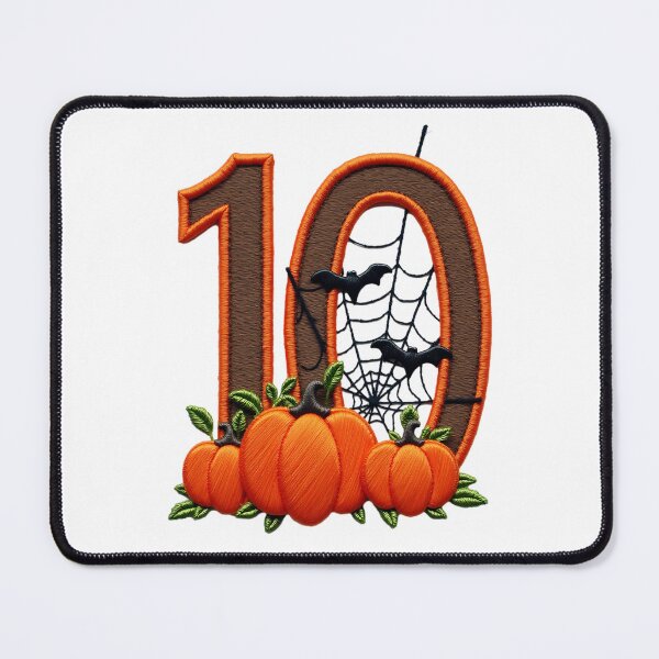 Item preview, Halloween Number 10 Pumpkins Bats Spiderweb Spooky Costume designed and sold by ArtDesignTp.