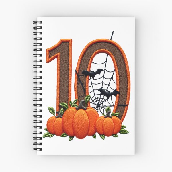 Item preview, Halloween Number 10 Pumpkins Bats Spiderweb Spooky Costume designed and sold by ArtDesignTp.