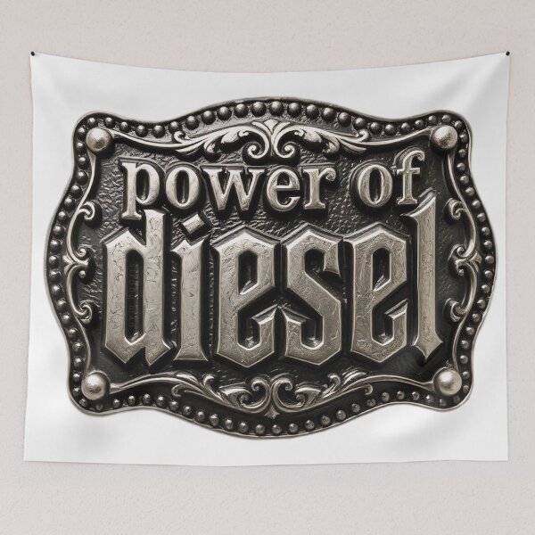 Item preview, Power of diesel! (Silver) designed and sold by PinkFireEmpire.