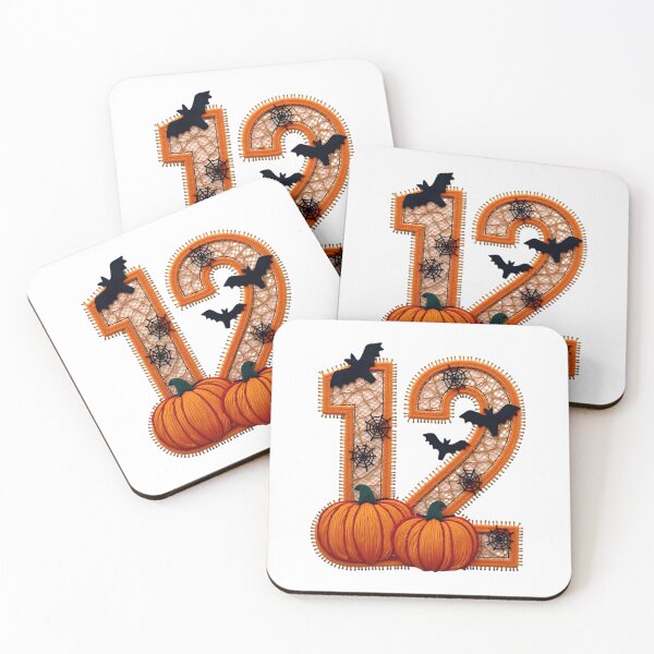 Item preview, Halloween Number 12 Pumpkins Bats Spiderweb Spooky Costume designed and sold by ArtDesignTp.