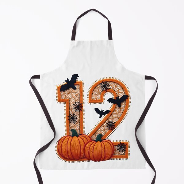 Item preview, Halloween Number 12 Pumpkins Bats Spiderweb Spooky Costume designed and sold by ArtDesignTp.