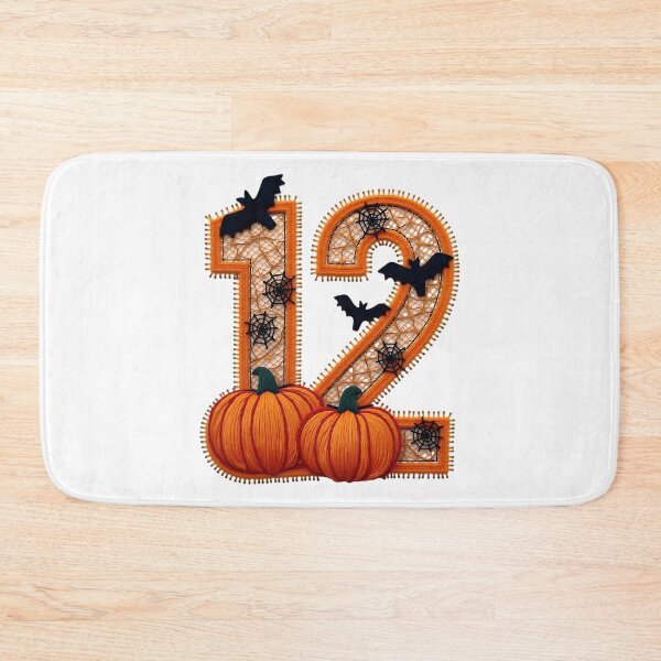 Item preview, Halloween Number 12 Pumpkins Bats Spiderweb Spooky Costume designed and sold by ArtDesignTp.