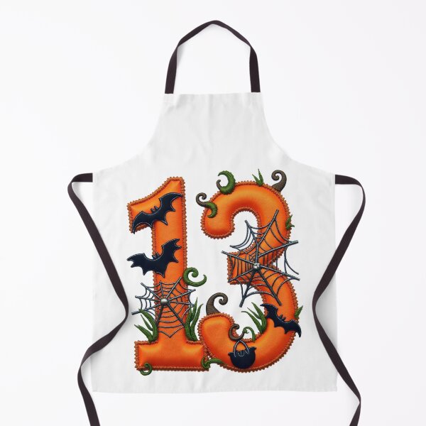 Item preview, Halloween Number 13 Pumpkins Bats Spiderweb Spooky Costume designed and sold by ArtDesignTp.
