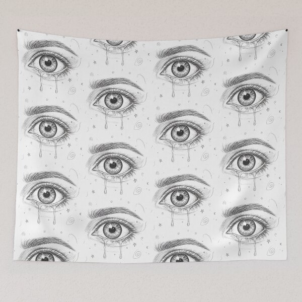 Item preview, Human eye sketch doodle designed and sold by PastVision.