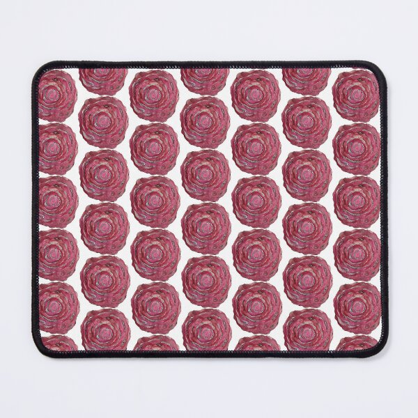 Item preview, Layered abstract circles with doodles in pink and red designed and sold by Kandoart.