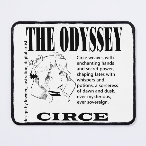 Item preview, Circe Line Art – Greek Mythology Inspired Design designed and sold by lowder.