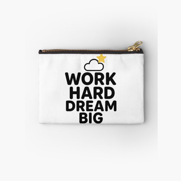 Aperçu de l'œuvre Work Hard Dream Big créée et vendue par RamiStore123.