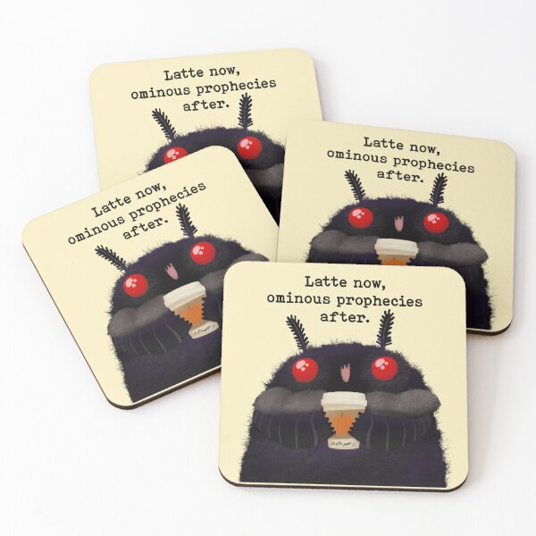 Item preview, Latte Love Mothman designed and sold by poket.piktures.