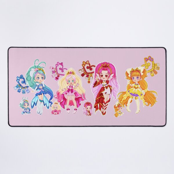 Item preview, Chibi design inspired by Cure Flora from the anime Go! Princess Precure designed and sold by mbs-desing.