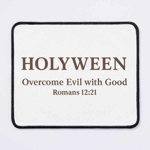 Item preview, Holyween – Overcome Evil with Good (Romans 12:21) | Christian Bible Verse Shirt designed and sold by Softly Studio.