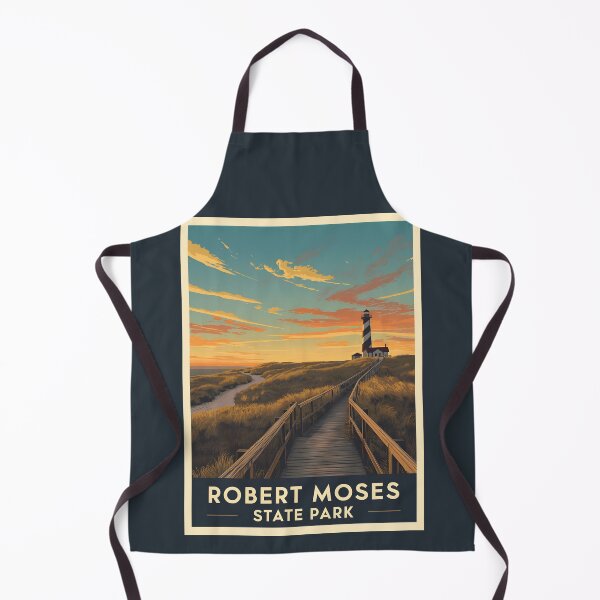 Item preview, A Vintage Illustration of Robert Moses State Park - New York  designed and sold by GoodOldVintage.