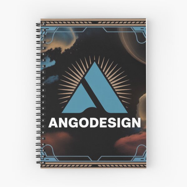 Aperçu de l'œuvre Logo ANGODESIGN - Art Déco Cosmique créée et vendue par AnGodeSign.