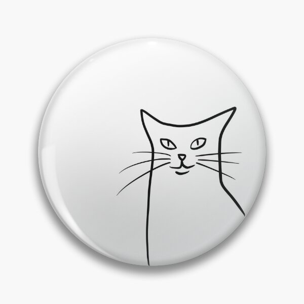Item preview, Derpy cat peeks out at you! designed and sold by JennieMarie.