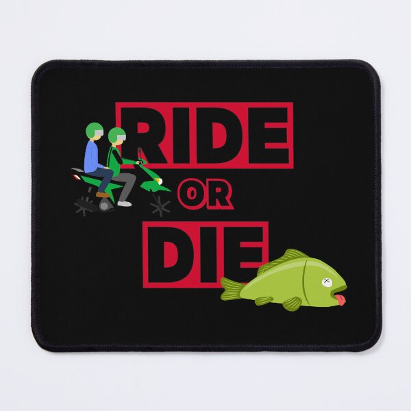 Item preview, Ride or Die Scooter and Fish Design designed and sold by UNK-Fatigues.