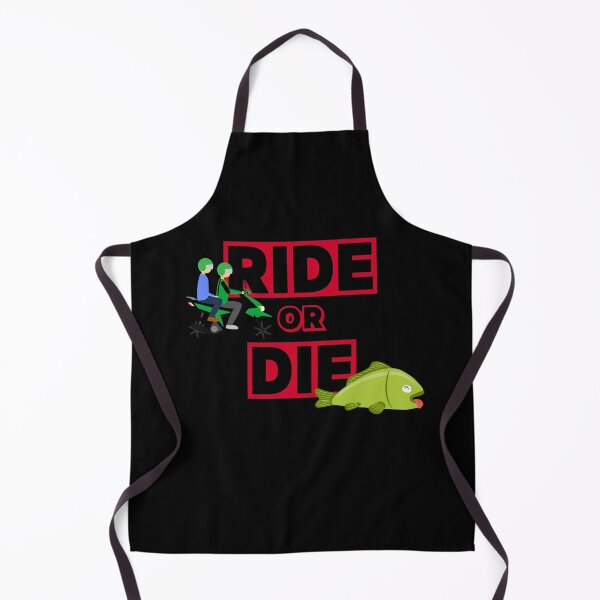 Item preview, Ride or Die Scooter and Fish Design designed and sold by UNK-Fatigues.