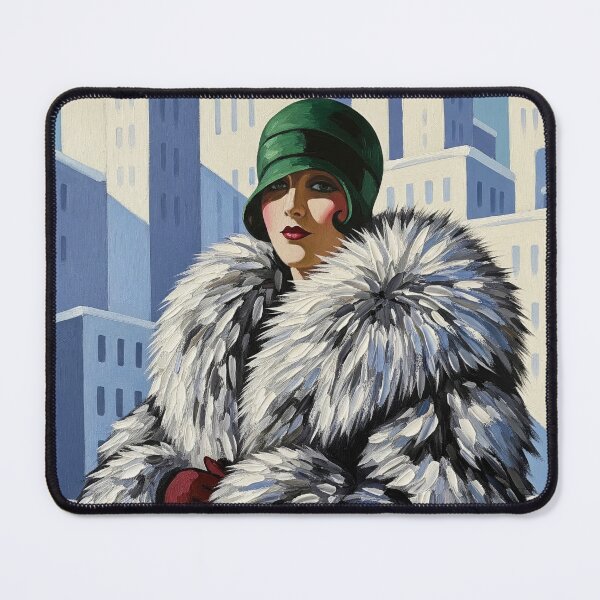 Item preview, The Winter Fur - Original Art Deco Artwork designed and sold by elektronen.