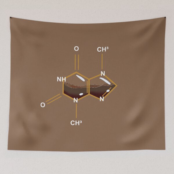Item preview, caffeine molecule - coffee designed and sold by JaquelineGiulia.
