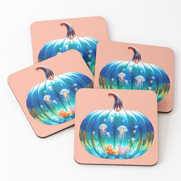 Item preview, Enchanted Underwater Pumpkin Jellyfish  designed and sold by Lynn Anne Creations.