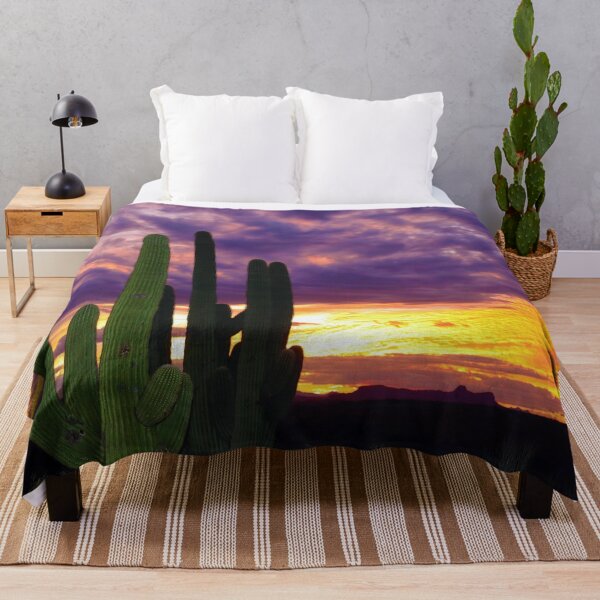 Item preview, Saguaro Cacti Awesome Sunset designed and sold by simonjayphotos.