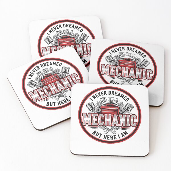 Item preview, I Never Dreamed I’d Be a Mechanic But Here I Am – Funny Auto Repair Gift designed and sold by LuxeGraphix.