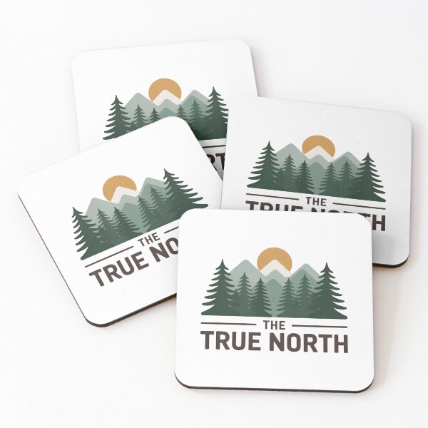 Item preview, The True North Minimalist Nature Design designed and sold by Paper Drip.