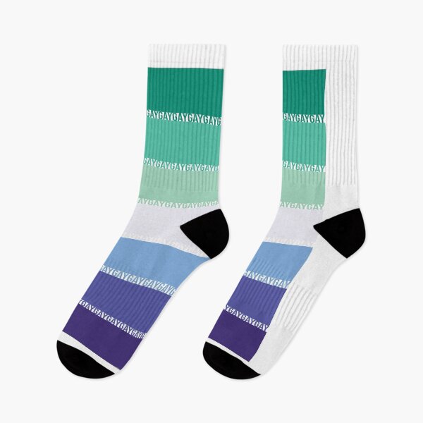 Item preview, Typographic Gay Man's Pride Flag (Vincian) designed and sold by RyanGDesign.