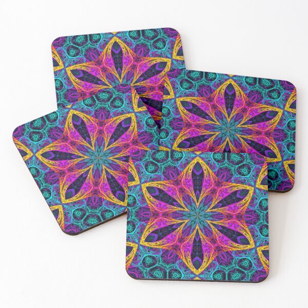 Item preview, Retro Neon Spirograph Kaleidoscope designed and sold by Dawne's Designs.