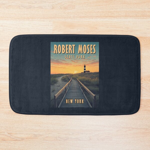 Item preview, A Vintage Illustration of Robert Moses State Park - New York  designed and sold by GoodOldVintage.