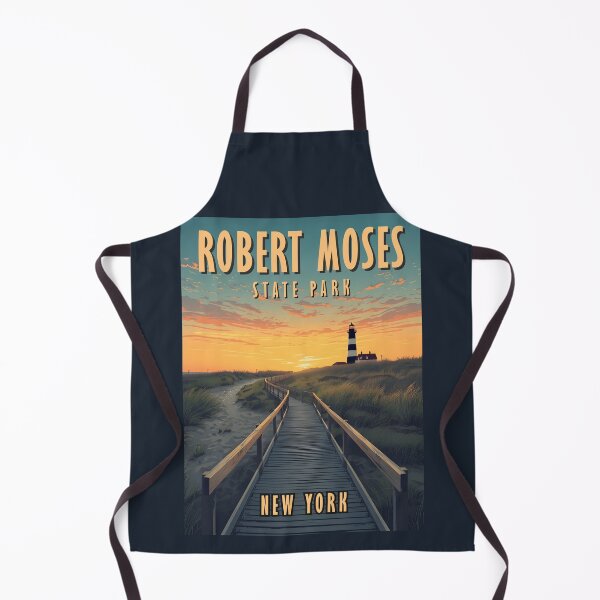 Item preview, A Vintage Illustration of Robert Moses State Park - New York  designed and sold by GoodOldVintage.