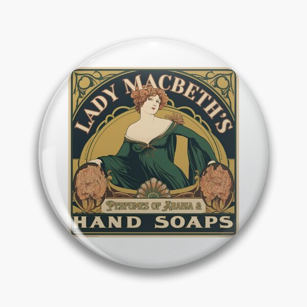 Item preview, Lady Macbeth’s Hand Soap Tee – Shakespeare Art Nouveau T-Shirt – Out, Damn Spot! – Literary Humor Tee for Book Lovers & Theater Fans designed and sold by Varlo.