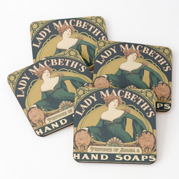 Item preview, Lady Macbeth’s Hand Soap Tee – Shakespeare Art Nouveau T-Shirt – Out, Damn Spot! – Literary Humor Tee for Book Lovers & Theater Fans designed and sold by Varlo.