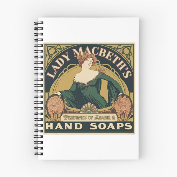 Item preview, Lady Macbeth’s Hand Soap Tee – Shakespeare Art Nouveau T-Shirt – Out, Damn Spot! – Literary Humor Tee for Book Lovers & Theater Fans designed and sold by Varlo.