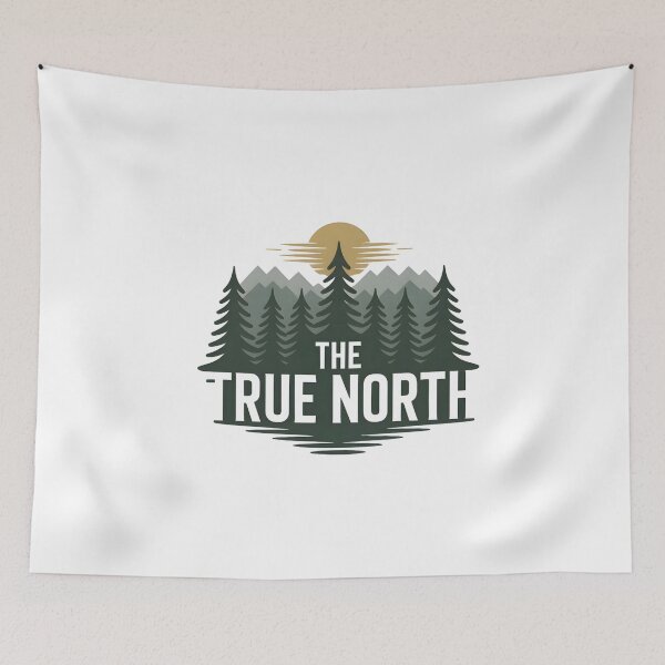 Item preview, The True North Minimalist Nature Design designed and sold by Paper Drip.