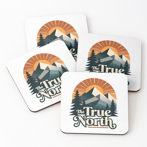 Item preview, The True North Minimalist Nature Design designed and sold by Paper Drip.